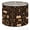 Color 3, variant on Gothic Drum Lampshades Set of 2 13"x13"x10" Dark Brown Natural Wood Grain Deep Lines Rustic Light Shade for Table Lamps Floor Lamp Shades Replacement Assembly Required