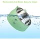 thumbnail image 3 of Cuenco inclinado de acero inoxidable para gatos Levamdar 400 ml Verde, 3 of 5