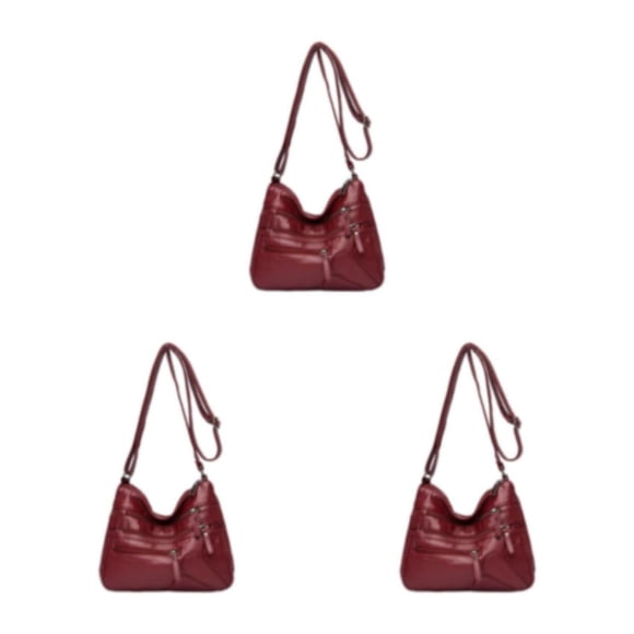 Bolso de hombro Sonducket para mujer Rojo