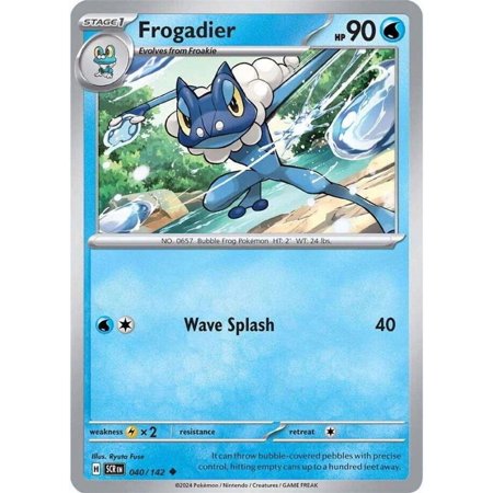 Pokemon Stellar Crown Uncommon Frogadier #40
