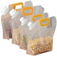 thumbnail image 1 of 6 Pcs Sacs de Rangement Alimentaire, Sac Scellé Anti-Humidité pour Grains, Grands Sacs Réutilisables avec Poignée, 1 of 5