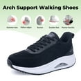 thumbnail image 4 of B BESUNEW Womens Walking Shoes | Arch Support Tennis Shoes | Fashion Sneakers for Casual Gym Workout US 5.5-11, 4 of 15