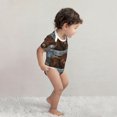 thumbnail image 4 of Daiia Yak Printed Unisex-Baby Short Sleeve Onesies Bodysuits Baby Climbing Clothes Soft and Comfortable Romper with Expandable Shoulder Design-3 Months, 4 of 8
