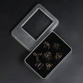thumbnail image 2 of Cusdie Hollow Metal Dice, Celtic Knot D&D Dice, 7 Pcs Metal Dice Set, Polyhedral Dice Set, for Role Playing Game MTG Pathfinder, 2 of 5