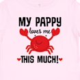 thumbnail image 4 of Inktastic My Pappy Loves Me Boys or Girls Baby T-Shirt, 4 of 5