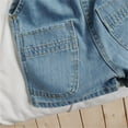 thumbnail image 7 of Actoyo Toddler Girl Boy Jeans Jumpsuit Denim Overalls Summer Shorts 0-6 Years, 7 of 7
