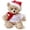 White, variant on Made By Aliens Customize Shirt Xmas Soft Mocha Chocolate Beige Teddy Bear, Christmas Hat and Scarf Stuffed Animal Holiday Toys Custom Accessories – A Perfect Toy Gift for Kids 6 Inch (Beige-Red)