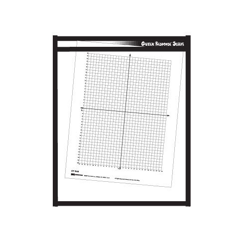 EAI Education Quick Response DryErase Sleeves Black Set of 10