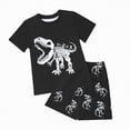 thumbnail image 4 of kpoplk Toddler Baby Boy Baseball OutfitSummer Short Sleeve T Shirt Baseball Short Set Summer Clothes(White,7-8 Y), 4 of 4