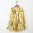 thumbnail image 5 of Zecgelong Kids Shiny Cape Cloak Party Dress Up Role Play Outfit for Children Gold Size 2-10Y, 5 of 5