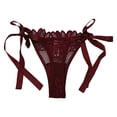 thumbnail image 3 of Tanga Secret Trasures para Dama, de Encaje con Amarre Vino Talla G, 3 of 4