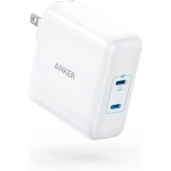 Anker PowerPort III 2-Port USB-C Charger 100W PIQ 3.0 Charging for MacBook Pro/iPhone 13