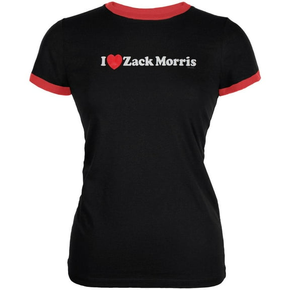 saved by the bell - i love zac juniors t-shirt