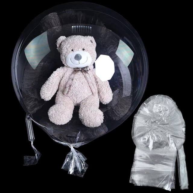 Burbujas transparentes grandes EFAY, 10 piezas, 30"