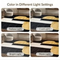 thumbnail image 7 of ODIKA 4'x6' Ultra-Soft Area Rug, Black White and Gold Abstract Design Modern Bold Shapes with Dynamic Brushstrokes Washable, Bare feet friendly, Silk-Touch for Bedroom Home office, 7 of 7