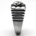 thumbnail image 4 of High polished (no plating) Stainless Steel Ring with Top Grade Crystal in Clear for Women Style TK1057, 4 of 4