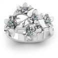 thumbnail image 2 of Up to 50% off 925 Sterling Silver Rings for Women Retro Wild Flower Zircon Ladies Ring Flower Ring Hand Jewelry Anniversary Ring, 2 of 5