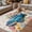 Blue, variant on Spring Flowers Outdoor Rug for Patio/Deck/Porch, Non-Slip Large Area Rug 5 x 7 Ft, Country Truck Pink Floral Retro Botanical Indoor Outdoor Rugs Washable Area Rugs, Camping Rug Carpet Runner