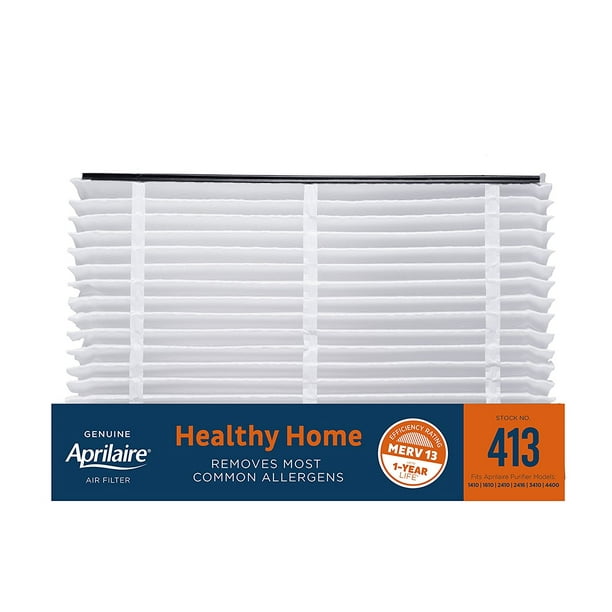Aprilaire 413 (8Pack) 16" x 27" x 6" Expandable Air Filter, MERV 13