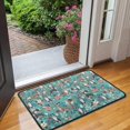 thumbnail image 2 of Pitbull Dog and Flower Floral Door Rugs,Washable Non Slip Door Mats Indoor,Decorative Door Mats,Entry Mat Indoor for Entrance,Bedroom,Kitchen,Bathroom,30"x17", 2 of 6