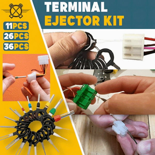 Terminal Ejector Kit Just insert, push, pull and the wire will be out instantly Protractor for Geometry Set