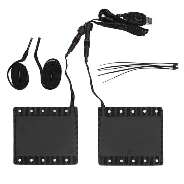 Almohadillas de agarre calefactables para motocicleta de 5V, 3 niveles de temperatura, cubierta impermeable para mango calefactable de motocicleta IP67 con vendaje