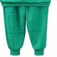 thumbnail image 5 of NAISIBABY Boys Sweatshirt Outfit Sets Size 7, Lightweight Print Crew-Neck Long-Sleeve Pullover + Jogger Pants 2PC Fall Set Green, 5 of 5