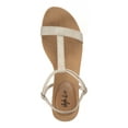 thumbnail image 3 of STYLE & COMPANY Womens Beige Braided Slip Resistant T-Strap Mulan Round Toe Wedge Slip On Slingback Sandal 9 M, 3 of 3
