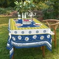 thumbnail image 2 of Virtumob Daisy Floral tablecloths for Rectangle Tables Spring Summer Table Cloth for Outdoor Indoor Table Camping Party Table Cover Washable Tablecloth 60 x 120 Inch Rectangular, 2 of 4