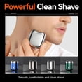 thumbnail image 6 of Banzch USB Rechargeable Electric Washable Shaver For Men's Dual Head Mini Travel Portable Shaver,Mothers Day Gifts, 6 of 7