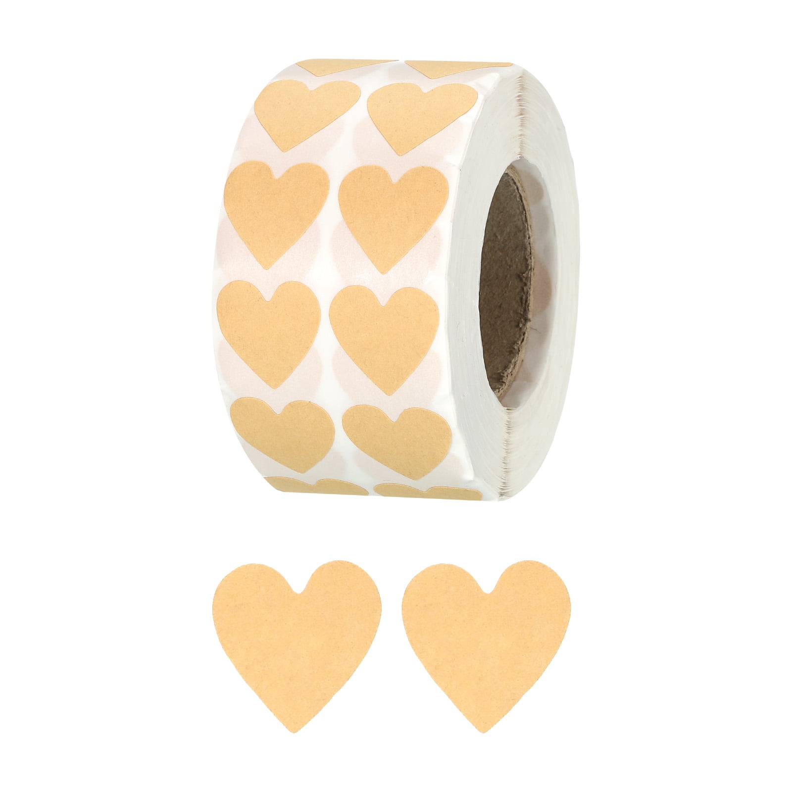 Uxcell Heart Shaped Sticker 3/4 Inch Self Adhesive Love Sticker Label