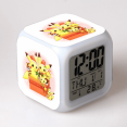 thumbnail image 1 of HANNTAOO Reloj despertador LED con diseño de Pokémon, creativo, para escritorio, mesa, reloj digital electrónico brillante y colorido para adultos, niñas, niños y niños, juguete para regalo de, 1 of 7