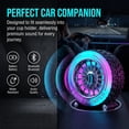 thumbnail image 6 of RIDWIND Bluetooth Speaker, Classic Tire Design Portable Wireless Speaker with LED Party Lights, Deep Bass 3" Stereo, USB TF MP3, TWS FM Radio, 6 of 11