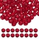 thumbnail image 1 of Uxcell Cuentas de Cristal Redondas de 8 mm, 100 Pcs Cuentas Facetadas de Vidrio para Hacer Joyas, Rojo, 1 of 6