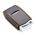 thumbnail image 4 of Vitodeco Leather Key Fob Case Compatible for 2017-2020 Genesis G70, G80, G90, Tailgate, 4-Button, Black, 4 of 6