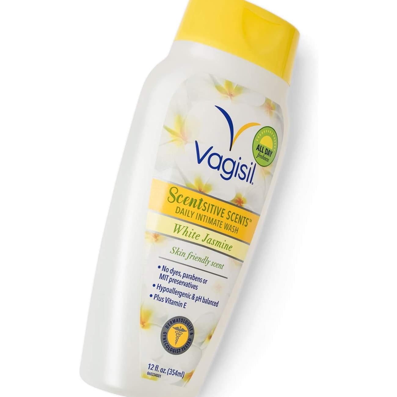 Vagisil Wash Scentsitive Scents White Jasmine 12 oz (Pack of 4)