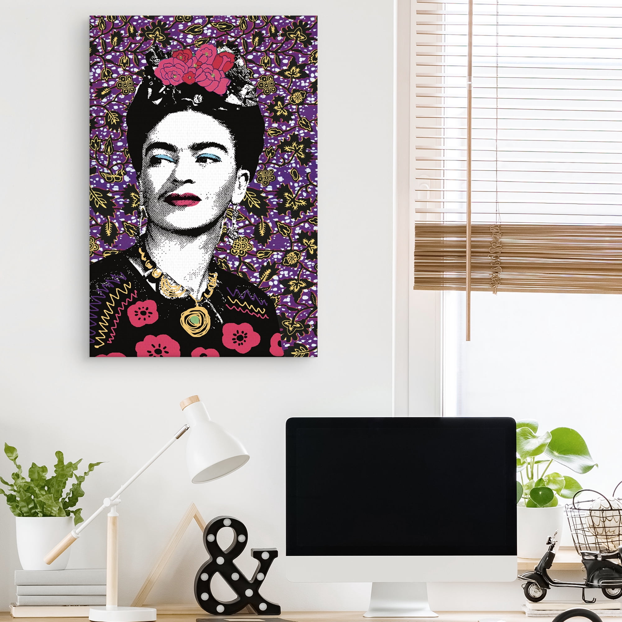 Frida My Own Muse by Emillie Ramon Frida Portrait Canvas Art