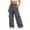 Dark Gray, variant on Women Baggy Cargo Pants Streetwear Parachute Pants High Waist Adjustable Straight Wide Leg Joggers