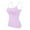 Purple, variant on Women's Vest Pure Color Tube Top - with Chest Pad, Cotton Spandex, Summer Inner Wear, Anti-Light Wrap, S-XXL Sizes, Hand Wash