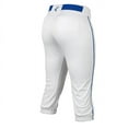thumbnail image 2 of Easton Women's Prowess Piped Pant | White/Royal | XXL, 2 of 2