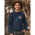 thumbnail image 2 of Astronaut Design.  Sweatshirt Men -Image by Shutterstock, Male x-Large, 2 of 4