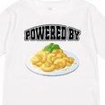 thumbnail image 4 of Inktastic Powered by Macaroni and Cheese Boys or Girls Long Sleeve Toddler T-Shirt, 4 of 5