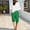 Green, variant on DuoJiaJ Womens Shorts, Drawstring Elastic Waist Summer Casual Bottoms Black L