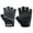 Black, variant on harmtty 1 Pair Anti-slip Breathable Half Finger Riding Gym Fitness Gloves for Men Women,Black