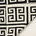 thumbnail image 4 of SAFAVIEH Montauk Alicia Geometric Cotton Area Rug, Black/Ivory, 4' x 6', 4 of 6