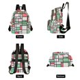 thumbnail image 4 of FORMRS Mini Backpack Purse for Women Travel Daypack Casual Shoulder Bag, Red Abstract Geometric, 4 of 7