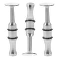 thumbnail image 1 of PAMINGONO 3Pcs Trumpet Practice Trainer Compression Training System Silver Metal Musical Instruments, 1 of 8