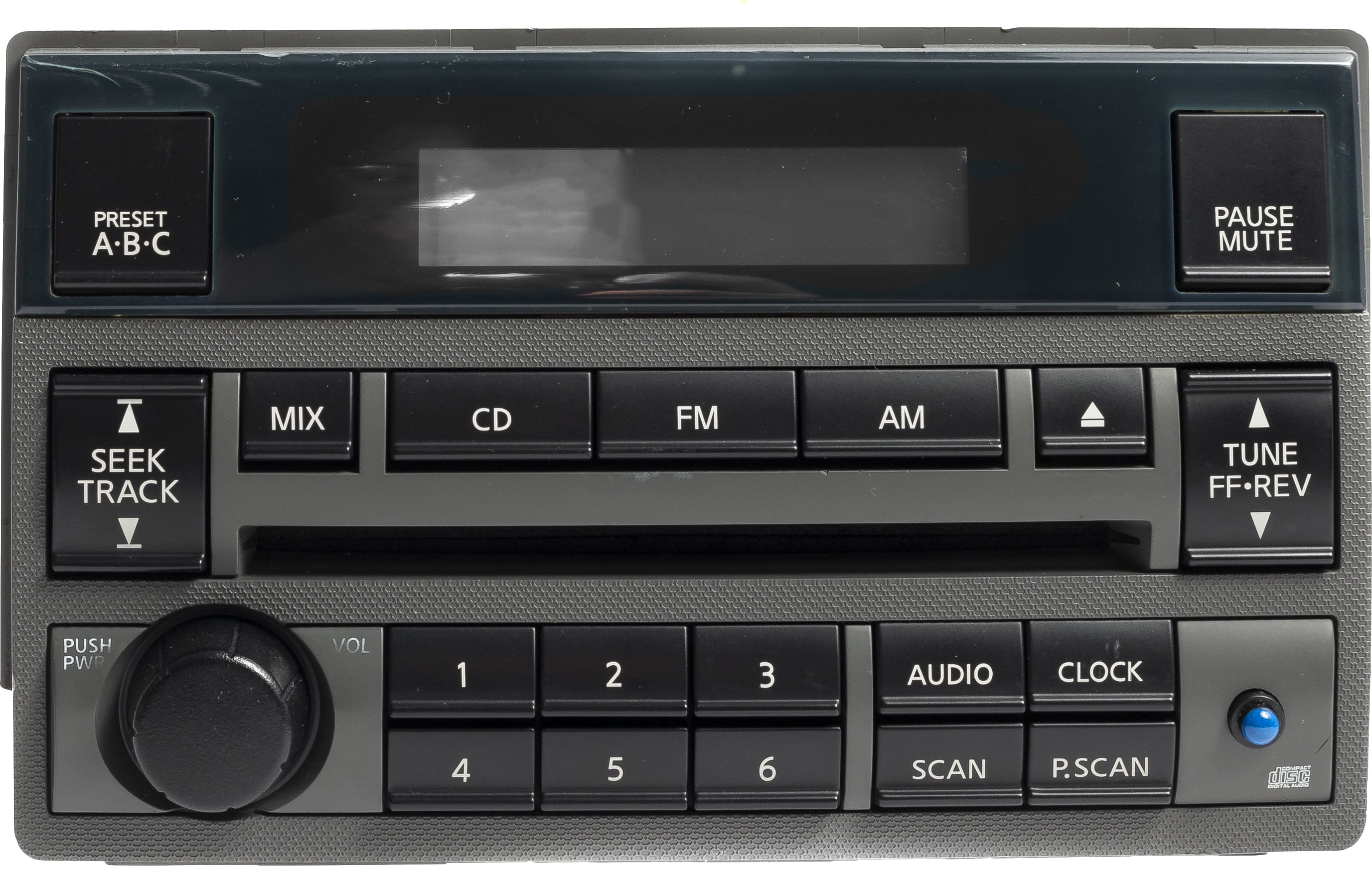 Restored 20052006 Nissan Altima AM FM Radio CD Player w Bluetooth Gray Part 28185ZB00A (Refurbished)