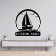 thumbnail image 4 of Handmadetneonsign Sailboat Metal Wall Art Light, Sailboat Metal Sign Wall Decor, Marine Metal Decor 50296, 4 of 5