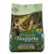 Angle View: Manna Pro Bite-Size Nuggets Horse Treats, Alfalfa and Molasses Flavor, 4 lbs